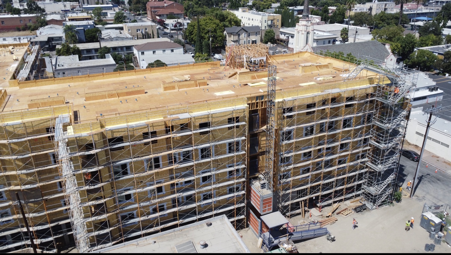 Construction progress at La Passeggiata